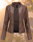 Calista – Elegant Leather Jacket