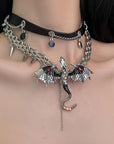 Captive Flying Dragon Necklace