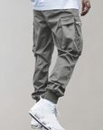 Cargo trousers for men - with multiple pockets and adjustable drawstring