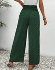 Carla - Wide Trousers with Geometric Pattern