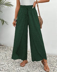 Carla - Wide Trousers with Geometric Pattern