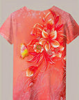 Carlisa - T-Shirt with Floral Print
