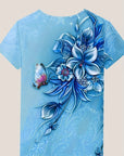 Carlisa - T-Shirt with Floral Print