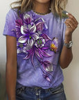 Carlisa - T-Shirt with Floral Print
