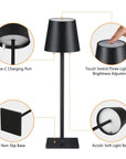 Caroline Rechargeable USB LED Desk Lamp
