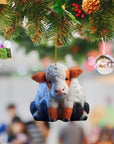 Cartoon Cow Decorative Ornament