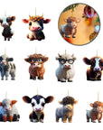 Cartoon Cow Decorative Ornament