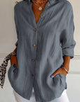 Casual Button Down Shirt for Women - Carina