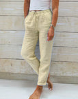 Casual Linen Trousers for Women - Denzy