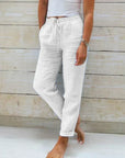 Casual Linen Trousers for Women - Denzy