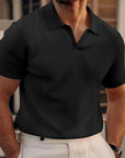 Casual Men's Polo without Buttons - Warren