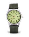 Reloj casual inspirado en relojes militares