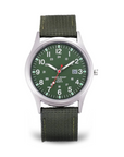 Reloj casual inspirado en relojes militares