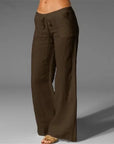 Casual linen trousers for women - Julie