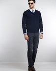 Casual men's cashmere sweater - Benjo
