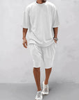 Casual shirt and shorts set for men - Mitch