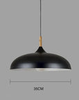 Ceiling Lamp in Scandinavian Oak - ScandiLuxe