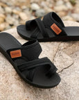 Celia | Slide Sandals Made from Perforated Mesh
