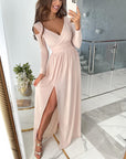 Chic Elegant Summer Maxi Dress with Flowing Fit