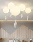 Lámpara de techo infantil con oso y globo - CloudBear