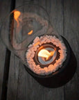 Classic Oil Lamp with Open Flame - Lumora