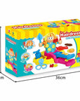 Clay Hairdresser Set- Create your own hair style - Plastic Wax Hairdresser Set