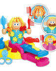 Clay Hairdresser Set- Create your own hair style - Plastic Wax Hairdresser Set
