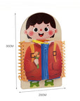 ClothesBook - Self-Sufficient Play - Dress-up Puzzle Book