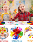 Colour Adventure - Finger-painting book for children. Creative and educational.
