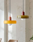 Coloured Glass Pendant Lamp - BauLume