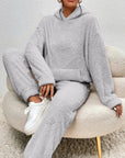 Comfortable 2-Piece Set with Hood - Joriah