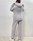 Comfortable 2-Piece Set with Hood - Joriah