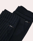 Comfortable ladies' stretch trousers with a high waist