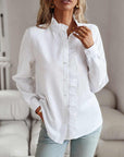 Comfortable long-sleeved blouse with ruffles for women - Mecca
