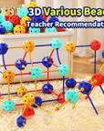 Connect Beads - Flexible PVC beads - 3D Geometric building blocks