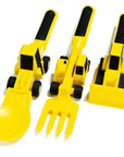 Construction Dinner Set - No more squeaking at the dinner table - Creative cutlery set