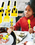 Construction Dinner Set - No more squeaking at the dinner table - Creative cutlery set