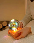 Crystal Ball Lamp with 3D Firework Effect - StarburstGlow