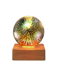 Crystal Ball Lamp with 3D Firework Effect - StarburstGlow