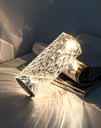 Crystal Table Lamp with Touch Control - Aurora