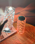 Crystal Table Lamp with Touch Control - Aurora