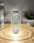 Crystal Table Lamp with Touch Control - Aurora
