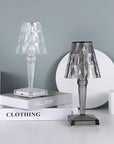 Crystal Table Lamp with Touch Control - LumeCrystal