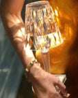 Crystal Table Lamp with Touch Control - LumeCrystal