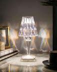 Crystal Table Lamp with Touch Control - LumeCrystal