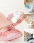 CuddleSteps – Baby Cartoon Plush Toddler Cotton Shoes