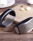 Curved Stainless Steel Garlic Press | Your Favourite Kitchen Gadget