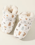 Cute Comfortable Slip-On Fleece Booties for Baby Boys and Girls - Happie