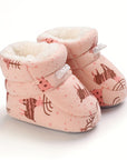 Cute Comfortable Slip-On Fleece Booties for Baby Boys and Girls - Happie