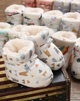 Cute Comfortable Slip-On Fleece Booties for Baby Boys and Girls - Happie
